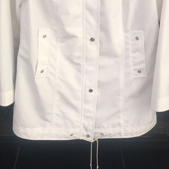 LOFT White Rain Trench Raincoat - Picture 2 of 8